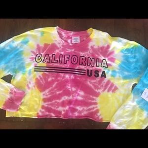 Tie dye crop top